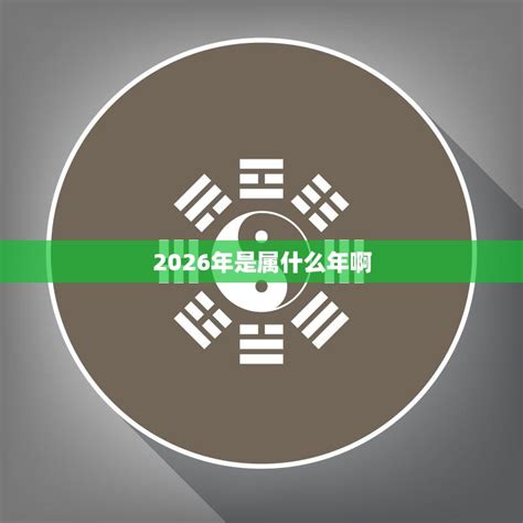 2026年是什麼年